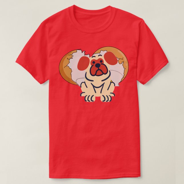 hund i ägg 295 t shirt (Design framsida)