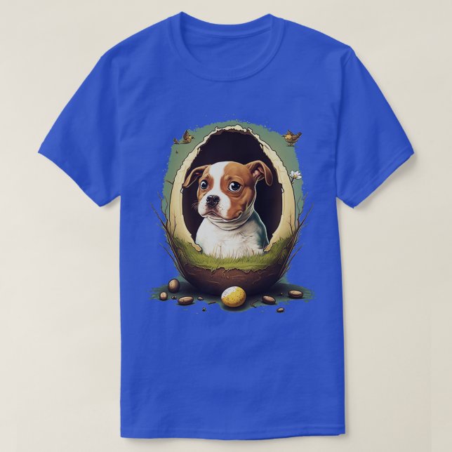 Hund i ägg 299 t shirt (Design framsida)