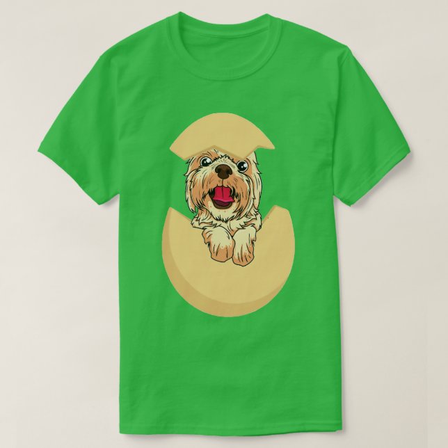 Hund i ägg 306 t shirt (Design framsida)