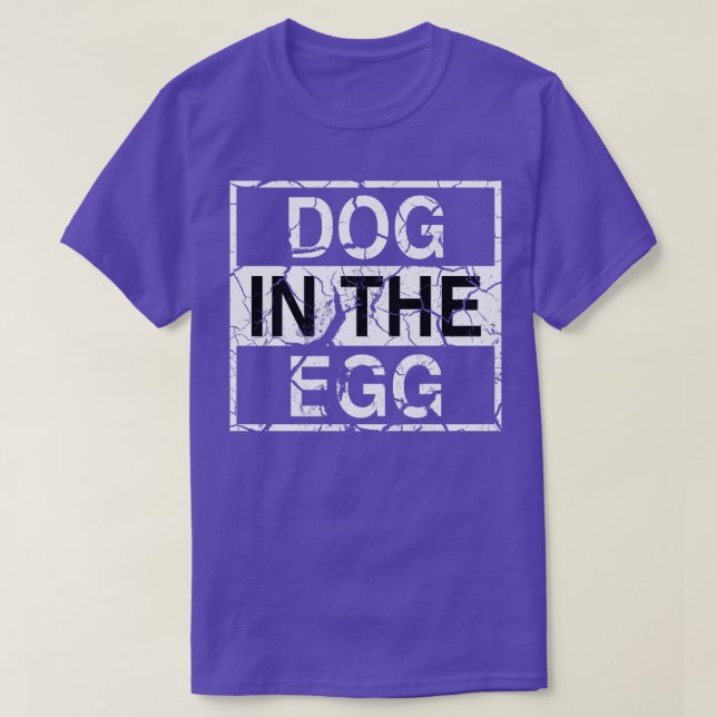 Hund i ägg 45 t shirt (Design framsida)