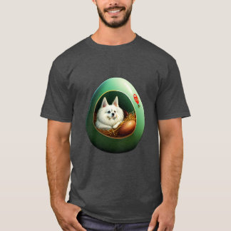 Hund i äggledaren t shirt