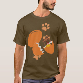 Hund i äggskyn t shirt