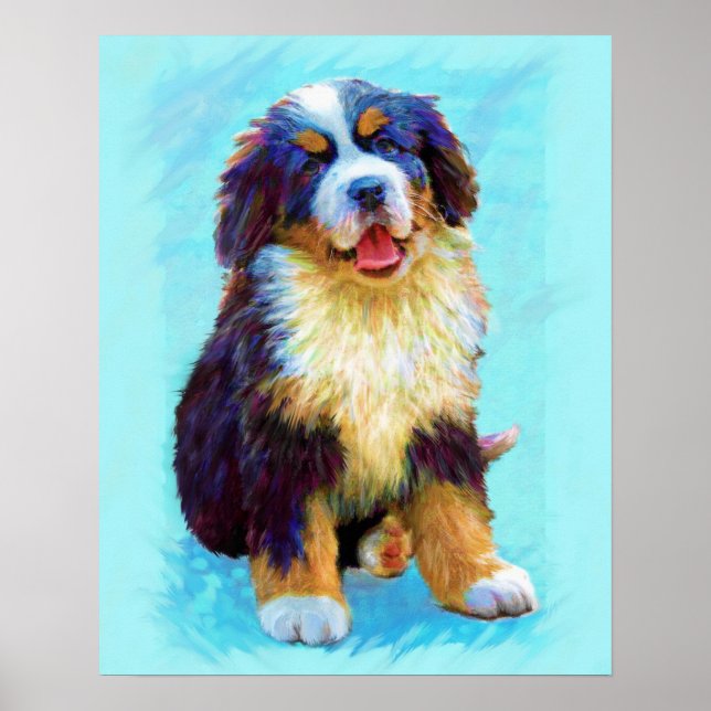 hund i bergsområdet poster (Framsidan)