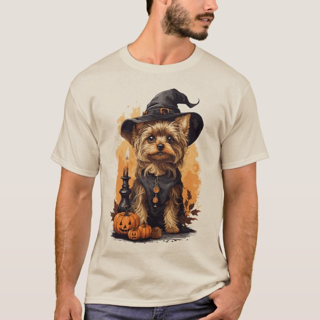 Hund i Black Hat T Shirt (Framsida)