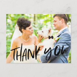 Hund i Bröllop Photo Tack vykort