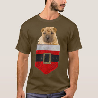 Hund i din Pocket Santa Chinese SharPei T Shirt