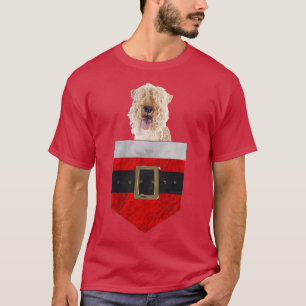 Hund i din Pocket Santa Lakeland Terrier T Shirt