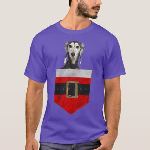 Hund i din Pocket Santa Saluki T Shirt