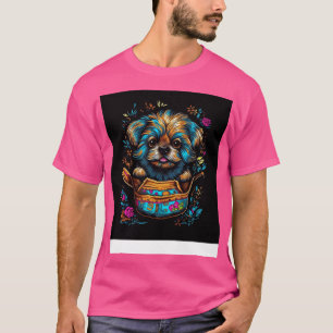 Hund i dockad ynlig valp för Hundälskare 5 T Shirt