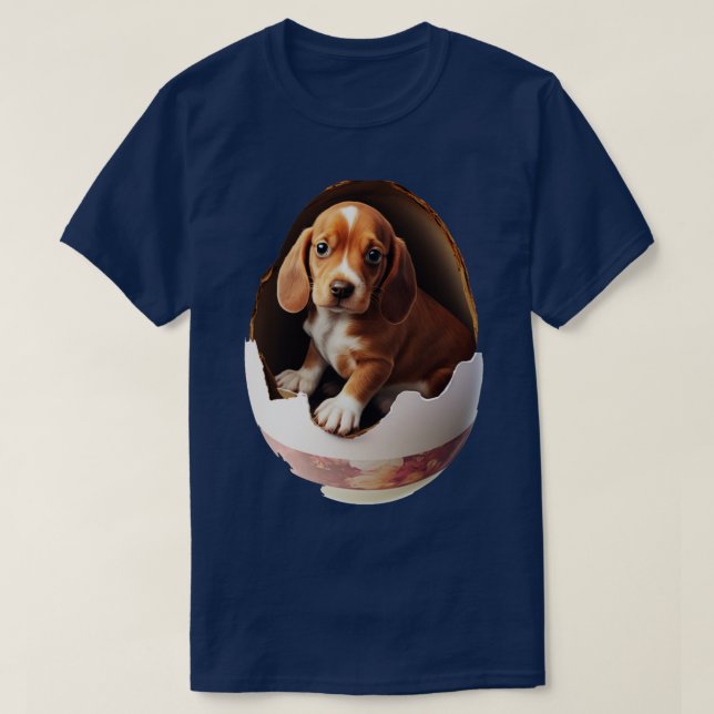 Hund i Egg Anubis japanese Sakura Cherry Bloss T Shirt (Design framsida)