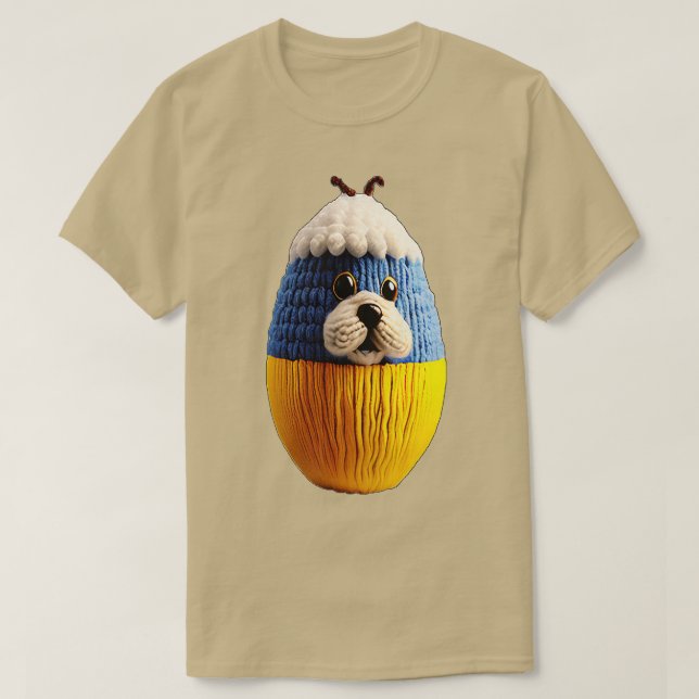 Hund i Egg Standard Print Clothing T Shirt (Design framsida)
