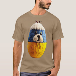 Hund i Egg Standard Print Clothing T Shirt