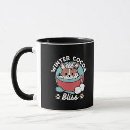 Hund i Festive Mugg for Helgdag Vibes - Winter Coc