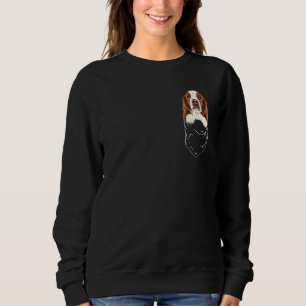 Hund i fickan irländsk röd och vit setter hund t shirt