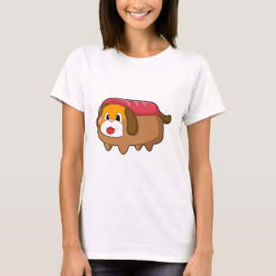 Hund i Hotdog T Shirt
