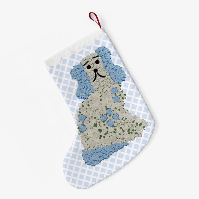 HUND i HUNDAR Liten Julstrumpa (Baksidan (Hängande))