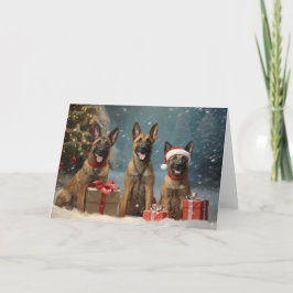 Hund i julafton (Belgien) Tack Kort