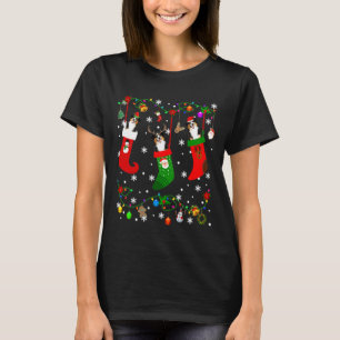 hund i julsockeln Rener Santa Hund T Shirt