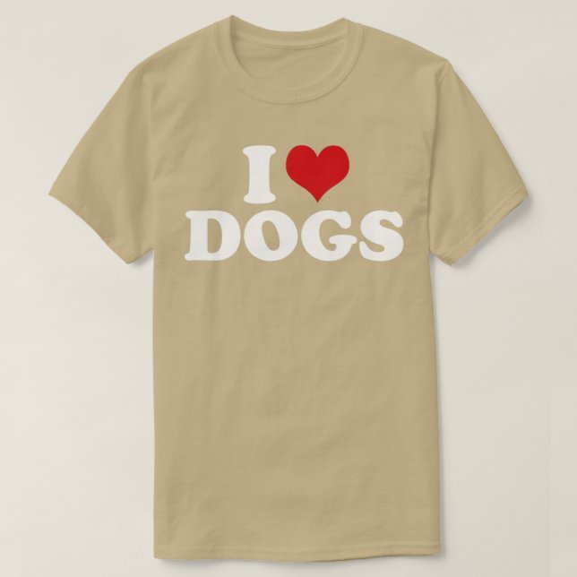 HUND I KÄRLEK HUNDAR 1 T SHIRT (Design framsida)