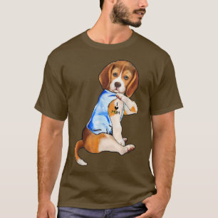 Hund I Kärlek Mamma Tattoo Beagle Hund älskare kvi T Shirt