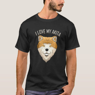 Hund I Kärlek My Akita T Shirt
