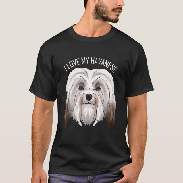 Hund I Kärlek My Havanese T Shirt (Framsida)