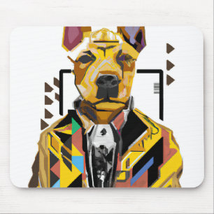 Hund i Kostym: Digital konst Musmatta