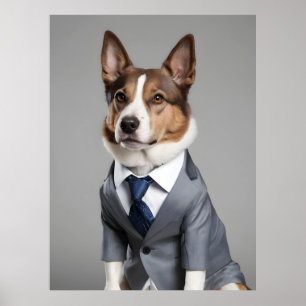 HUND i KOSTYM Poster