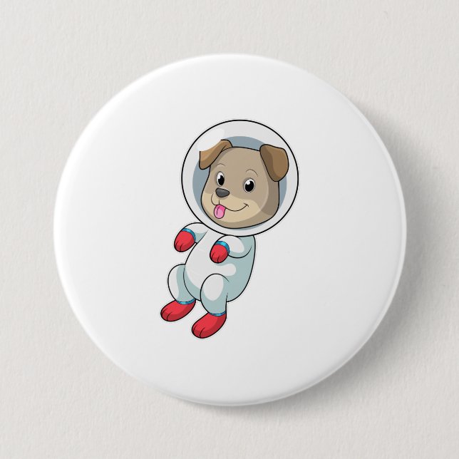Hund i rymden i Kostym Knapp (Framsida)