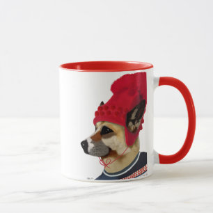 Hund i Ski Sweater 2 Mugg