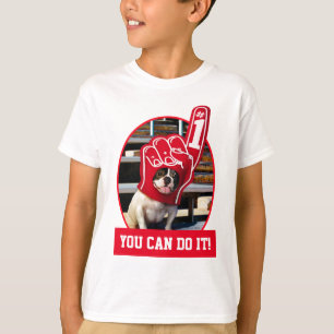 Hund i skumhand t shirt
