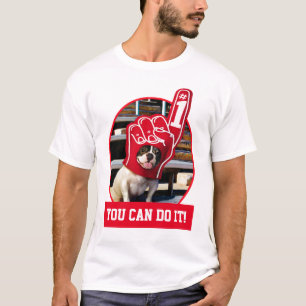 Hund i skumhand t shirt