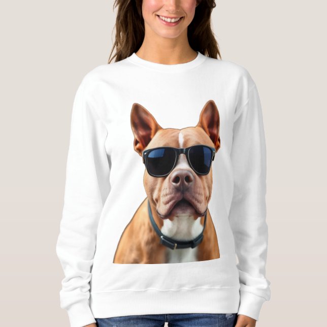 Hund i solglasögon Kvartskjorta T Shirt (Framsida)