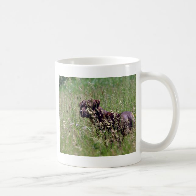 Hund i Tall Grass Kaffemugg (Höger)