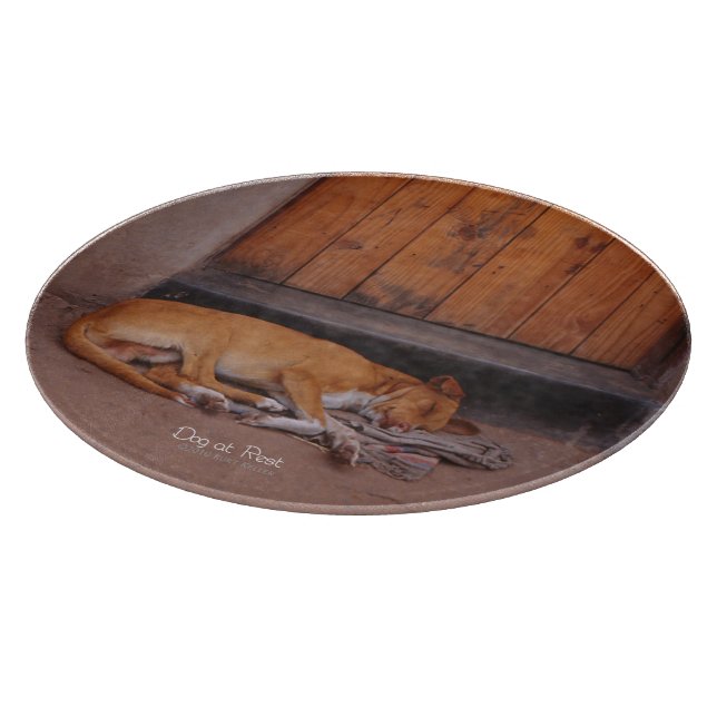 Hund i viloläge (Hörn)