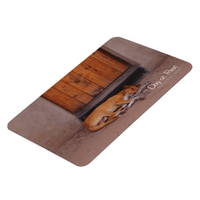 Hund i viloläge magnet (Vänstra Sidan)