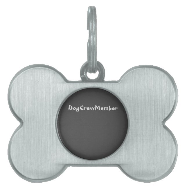 HUND ID MÄRKRE ART STIL DESIGN ID-bricka HUSDJUR (Framsidan)
