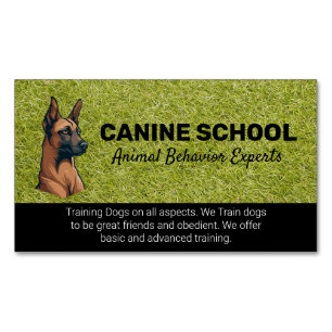 Hund Illustration Astroturf Magnetiska Visitkort