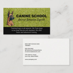 Hund Illustration Astroturf Visitkort