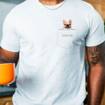Hund In Pocket | Anpassningsbar Pet Photo och Namn