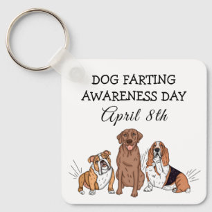 Hund informationsdag - 8 april nyckelring