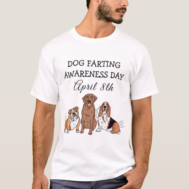 Hund informationsdag - 8 april t shirt (Framsida)