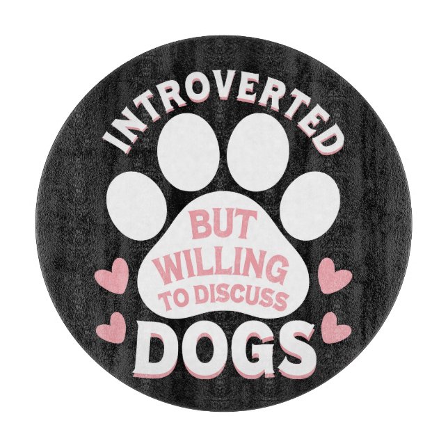 Hund Introvert Men Villig Att Diskutera Hundar (Framsidan)