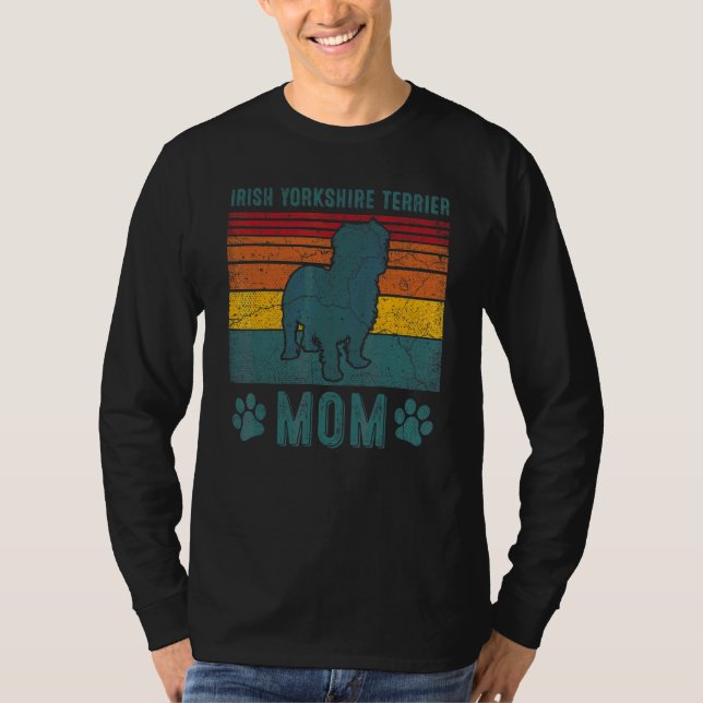 Hund Irish Yorkshire Terrier Mamma T Shirt (Framsida)