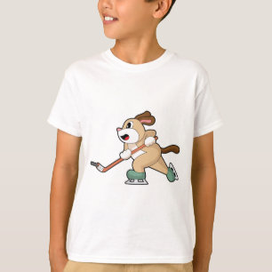 Hund ishockey ishockey ishockey t shirt