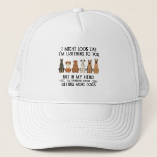 Hund jag kan se ut som om jag lyssnar på dig. keps