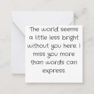 Hund - jag saknar dig anteckningskort