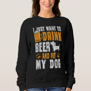 Hund jag vill dricka öl och äta min Hund T Shirt