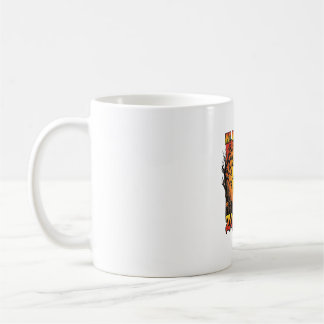 Hund jagar zombies halloween spöken häxa måne kaffemugg