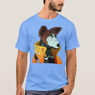 Hund Japansk Robot T Shirt